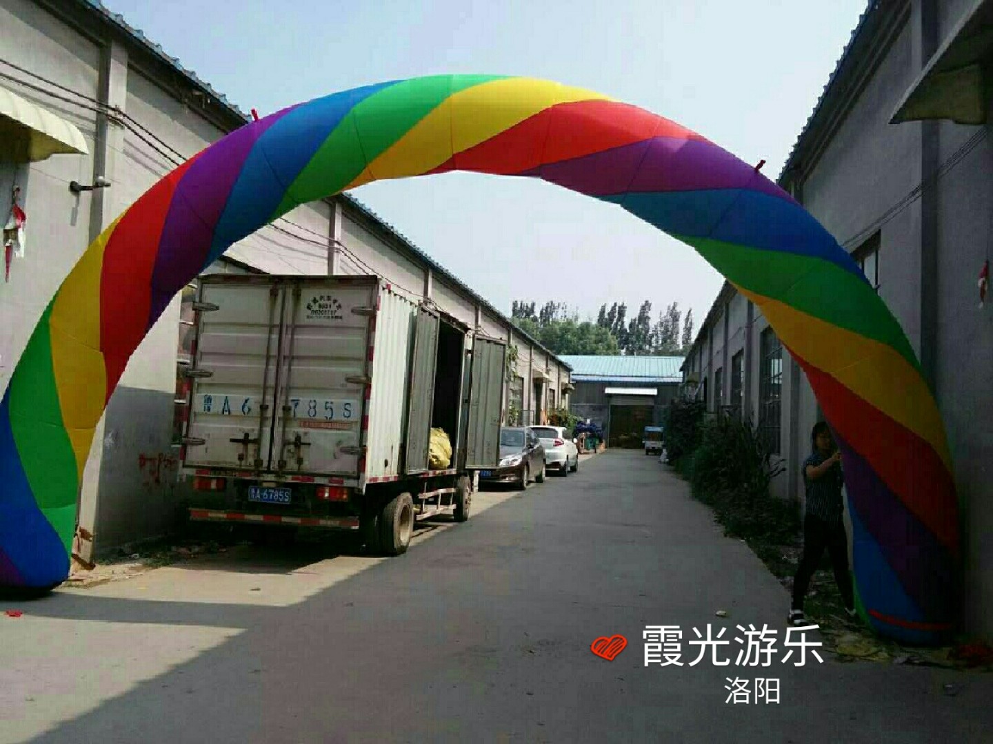 福州彩虹喷绘气模