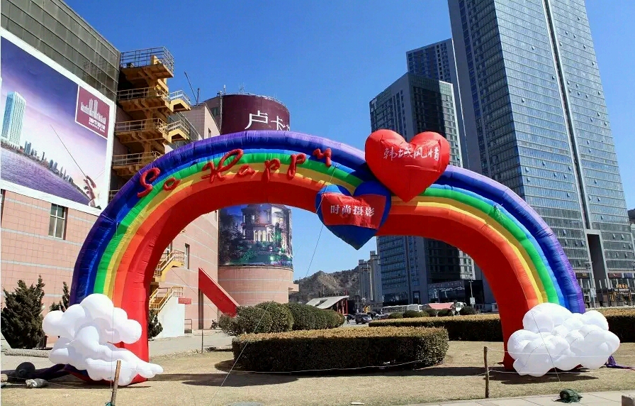 福州爱的彩虹喷绘气模